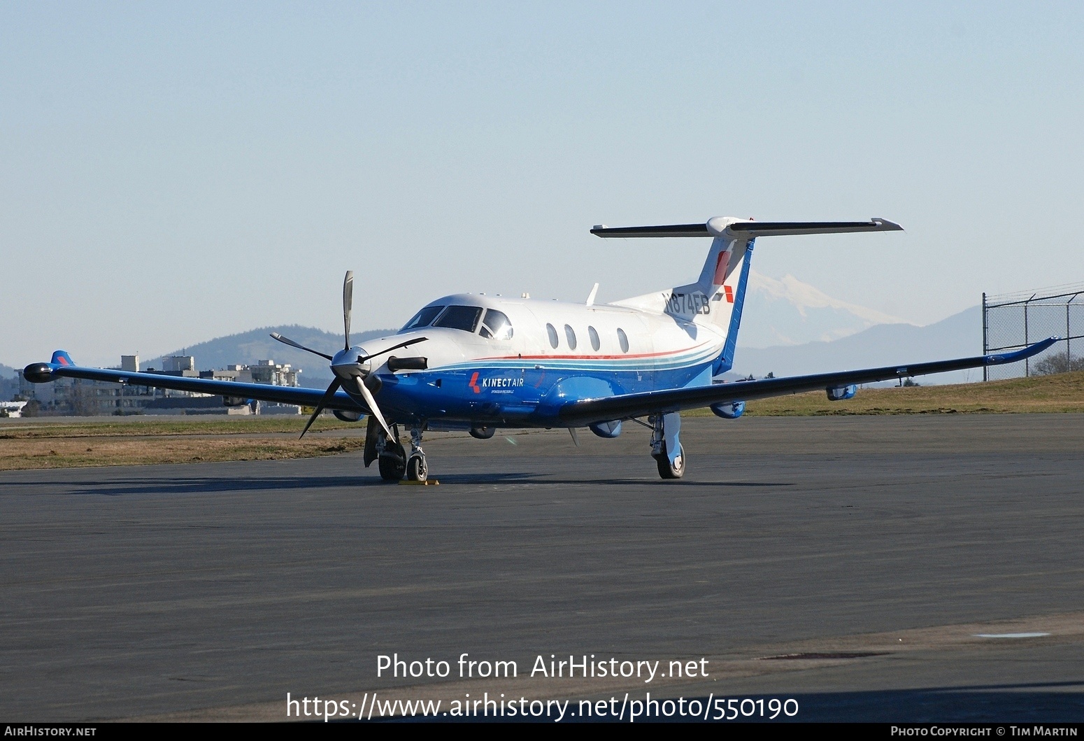 Aircraft Photo of N874EB | Pilatus PC-12/47 | Kinect Air | AirHistory.net #550190