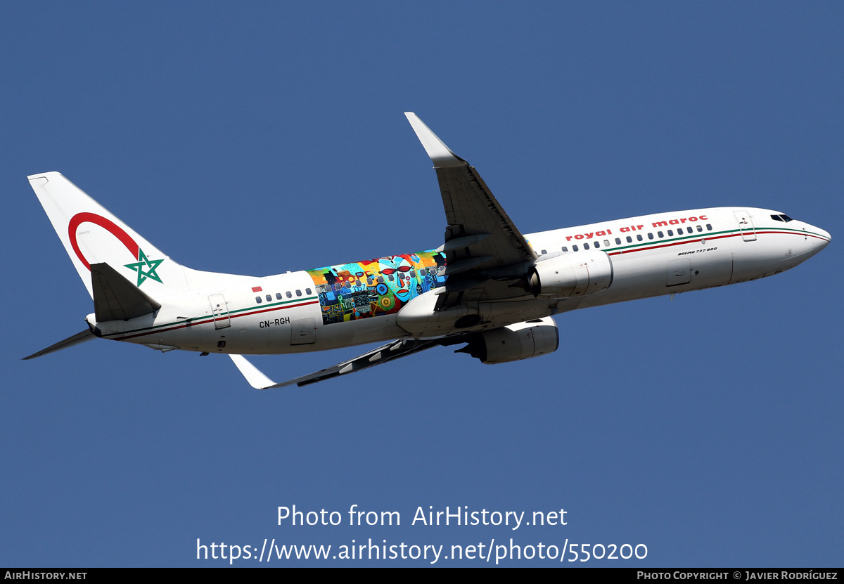 Aircraft Photo of CN-RGH | Boeing 737-86N | Royal Air Maroc - RAM | AirHistory.net #550200