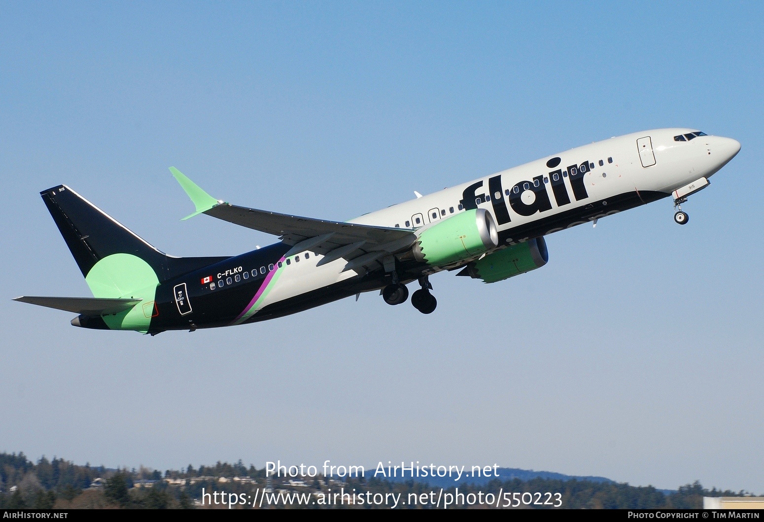 Aircraft Photo of C-FLKO | Boeing 737-8 Max 8 | Flair Airlines | AirHistory.net #550223