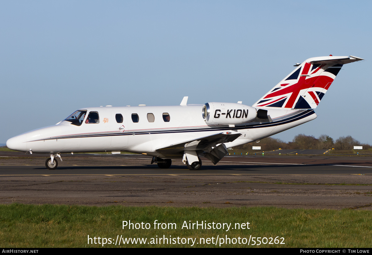 Aircraft Photo of G-KION | Cessna 525 CitationJet | AirHistory.net #550262