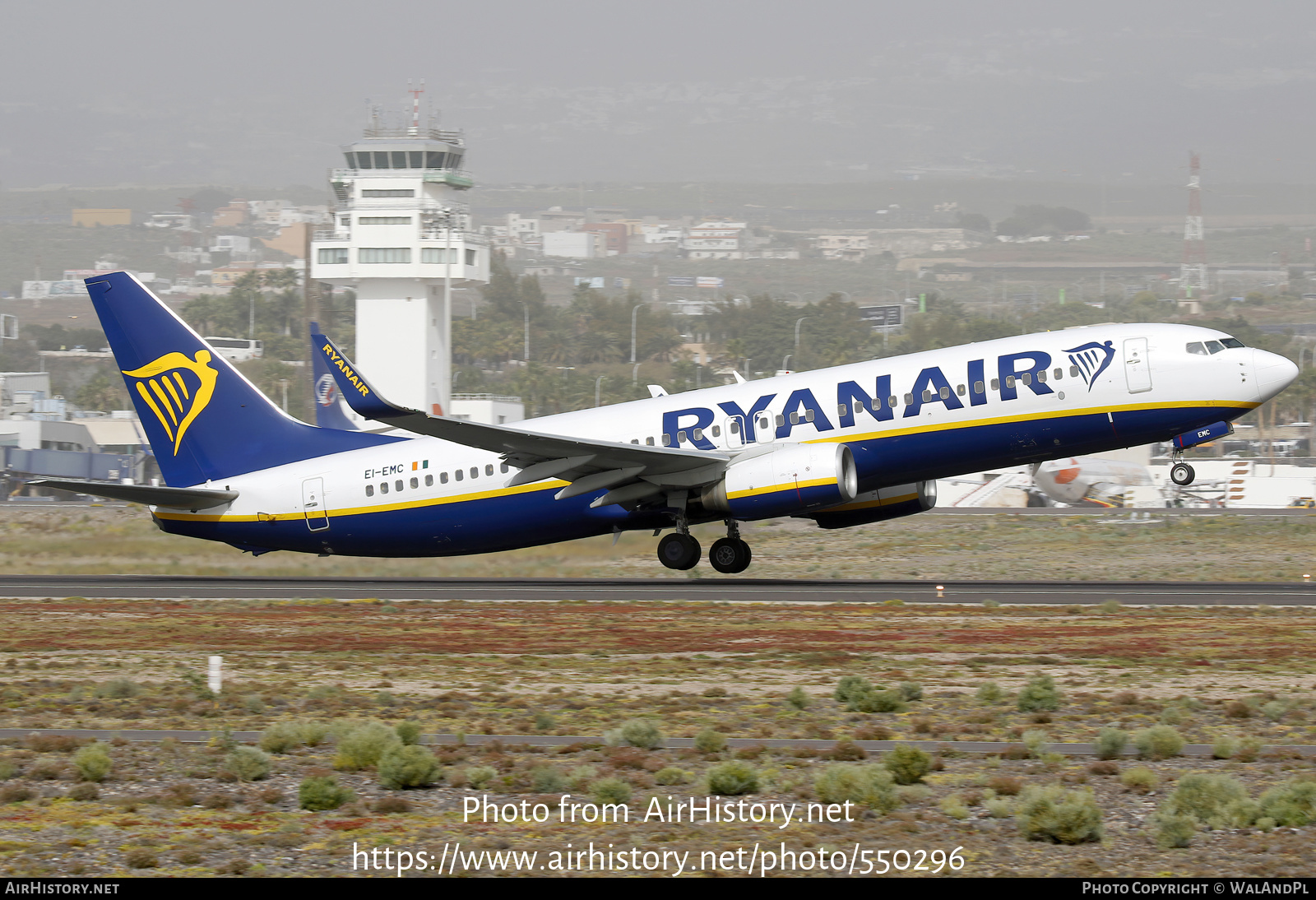 Aircraft Photo of EI-EMC | Boeing 737-8AS | Ryanair | AirHistory.net #550296