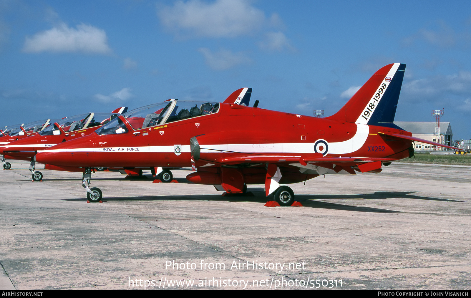 Aircraft Photo of XX252 | British Aerospace Hawk T1A | UK - Air Force | AirHistory.net #550311