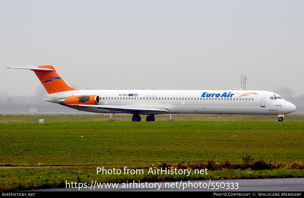 Aircraft Photo of SX-BEU | McDonnell Douglas MD-83 (DC-9-83) | EuroAir | AirHistory.net #550333