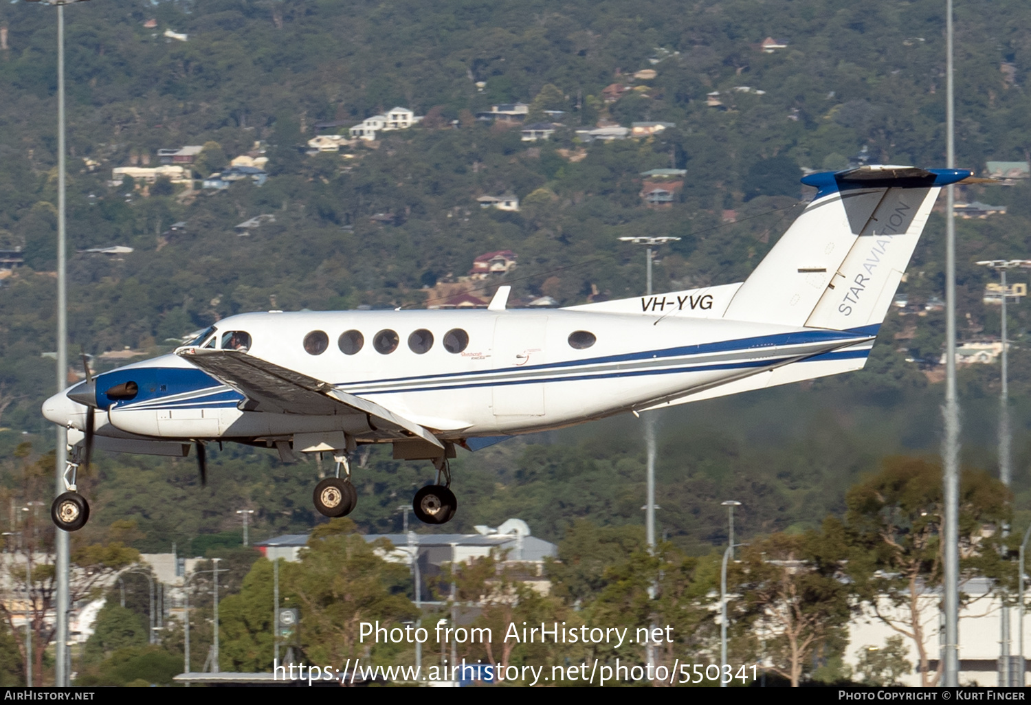 Aircraft Photo of VH-YVG | Beech 200 Super King Air | Star Aviation | AirHistory.net #550341