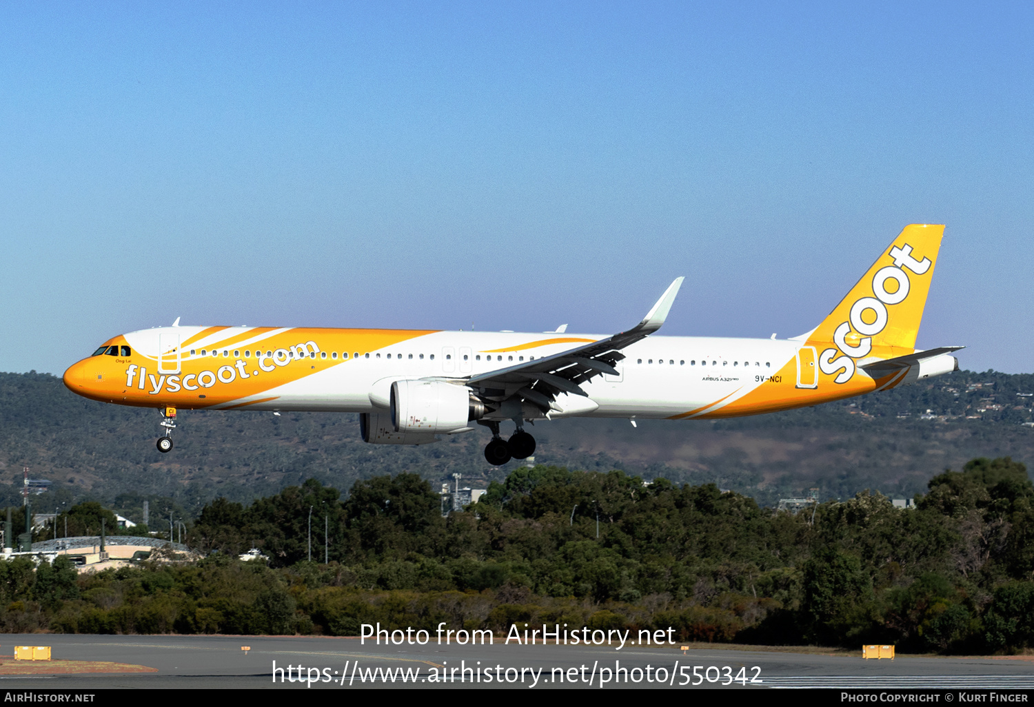 Aircraft Photo of 9V-NCI | Airbus A321-271NX | Scoot | AirHistory.net #550342