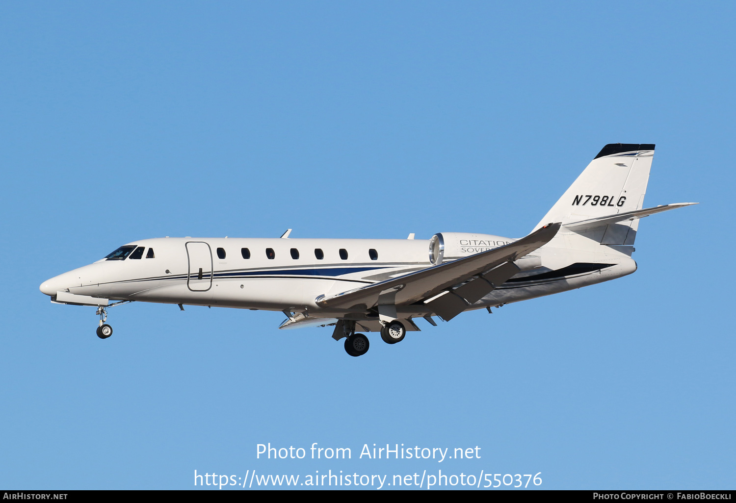 Aircraft Photo of N798LG | Cessna 680 Citation Sovereign+ | AirHistory.net #550376