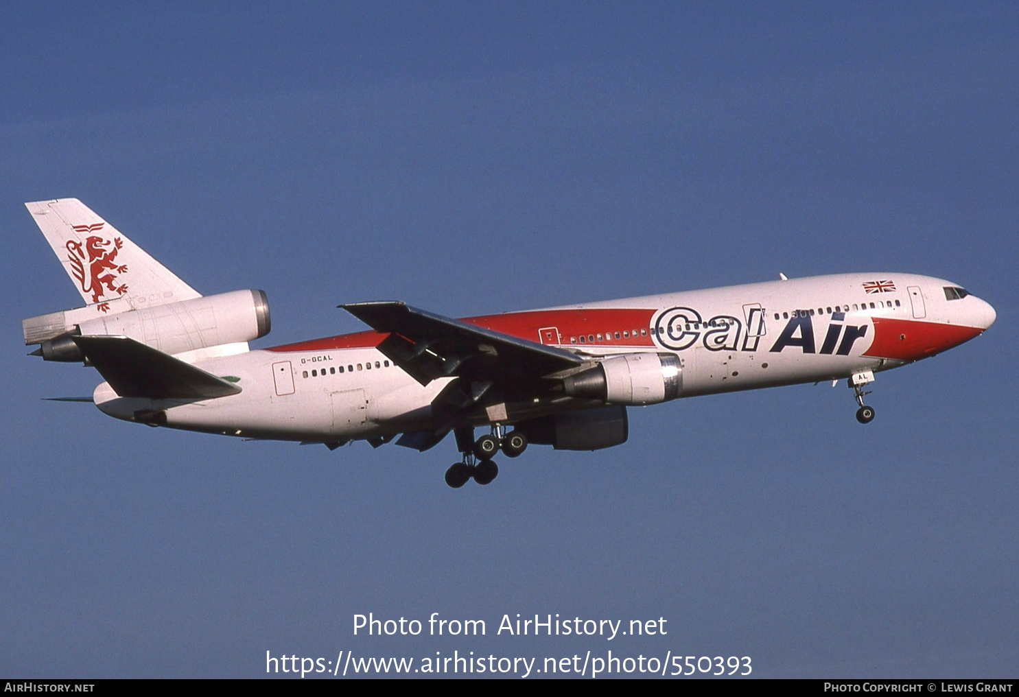 Aircraft Photo of G-GCAL | McDonnell Douglas DC-10-10 | Cal Air International | AirHistory.net #550393