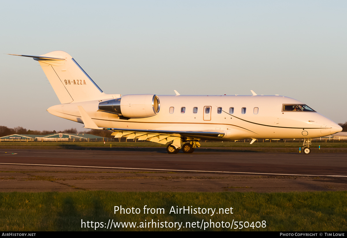 Aircraft Photo of 9H-AZZA | Bombardier Challenger 605 (CL-600-2B16) | AirHistory.net #550408