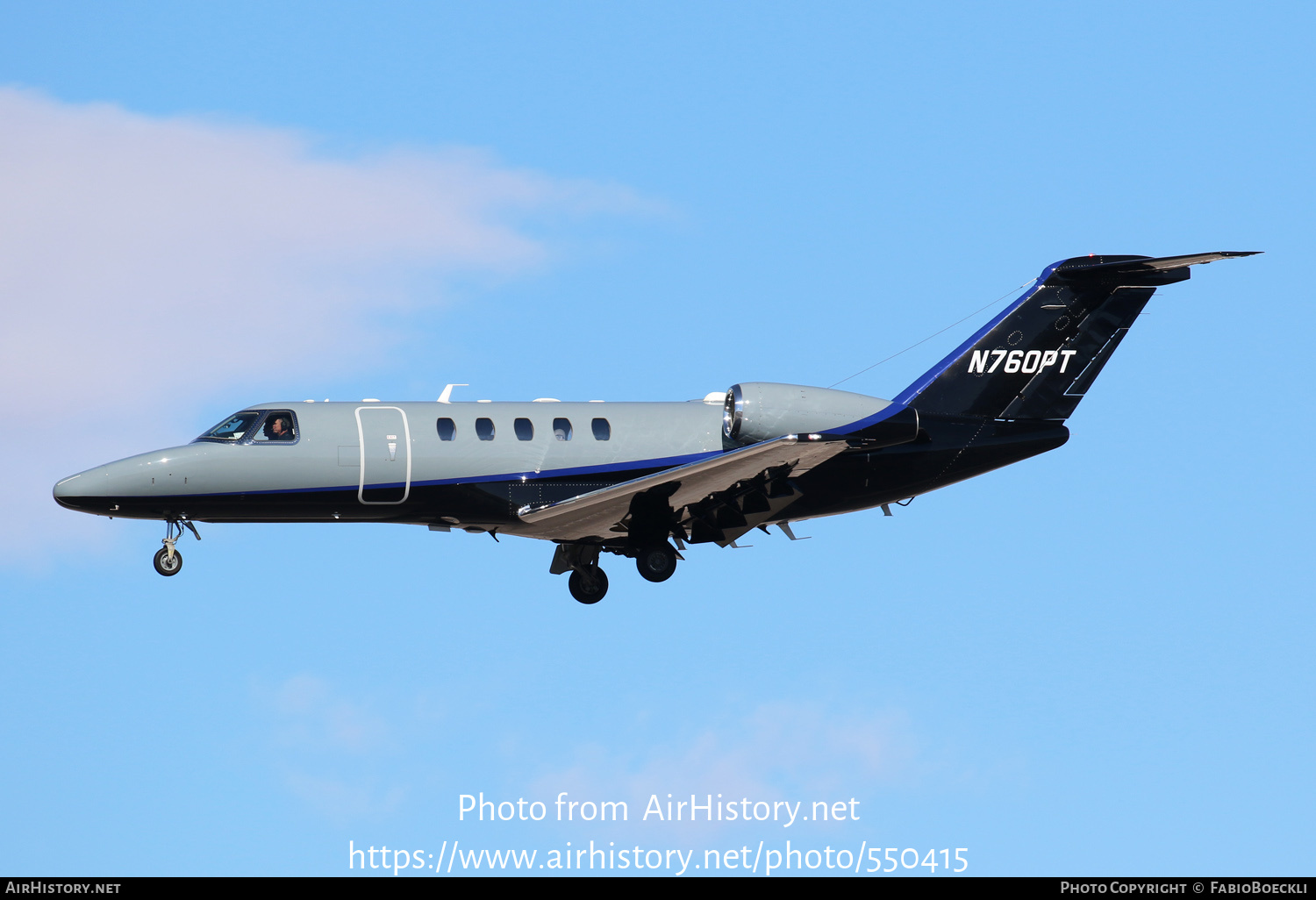 Aircraft Photo of N760PT | Cessna 525C CitationJet CJ4 | AirHistory.net #550415