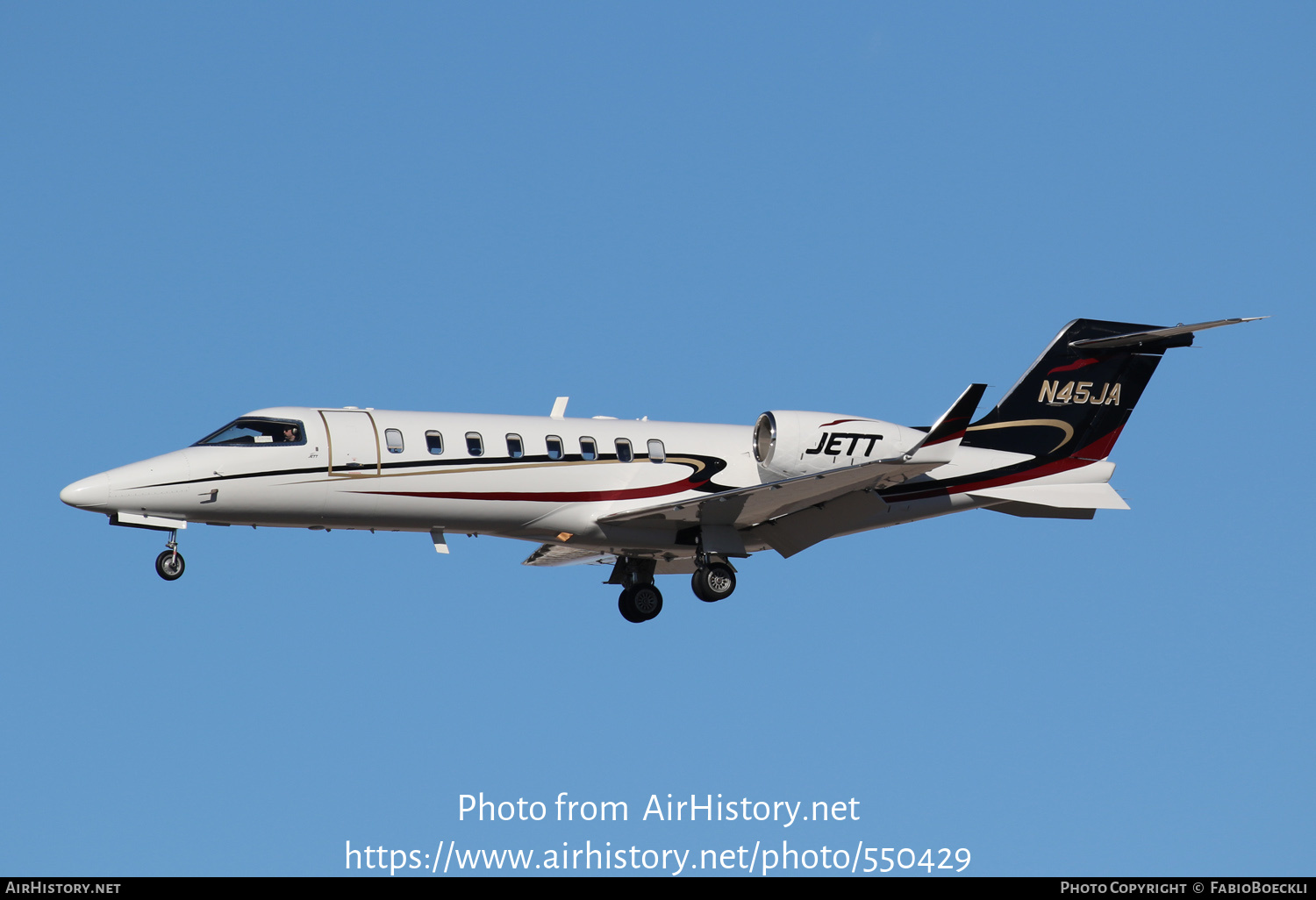 Aircraft Photo of N45JA | Learjet 45 | Jett Aircraft | AirHistory.net #550429