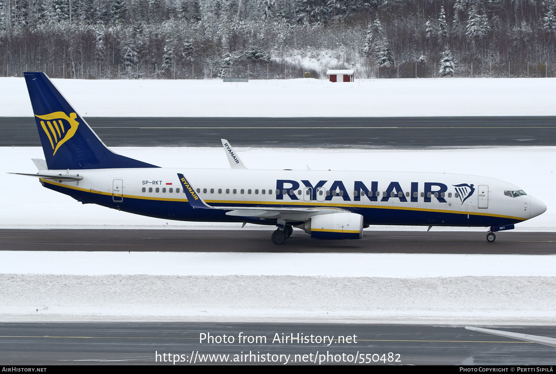 Aircraft Photo of SP-RKT | Boeing 737-8AS | Ryanair | AirHistory.net #550482