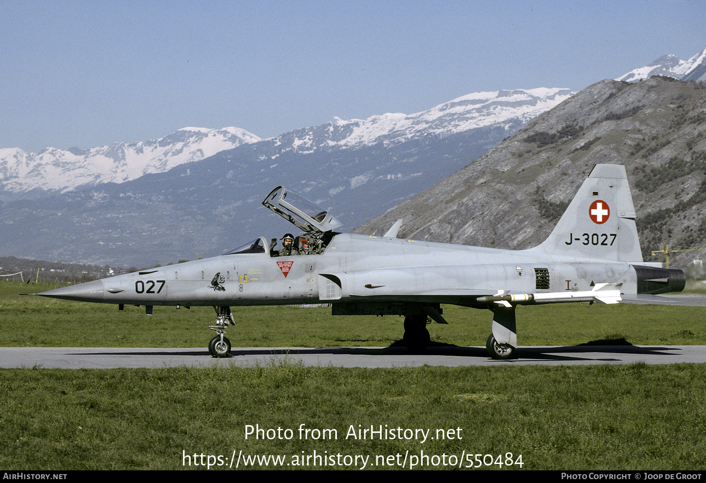 Aircraft Photo of J-3027 | Northrop F-5E Tiger II | Switzerland - Air Force | AirHistory.net #550484