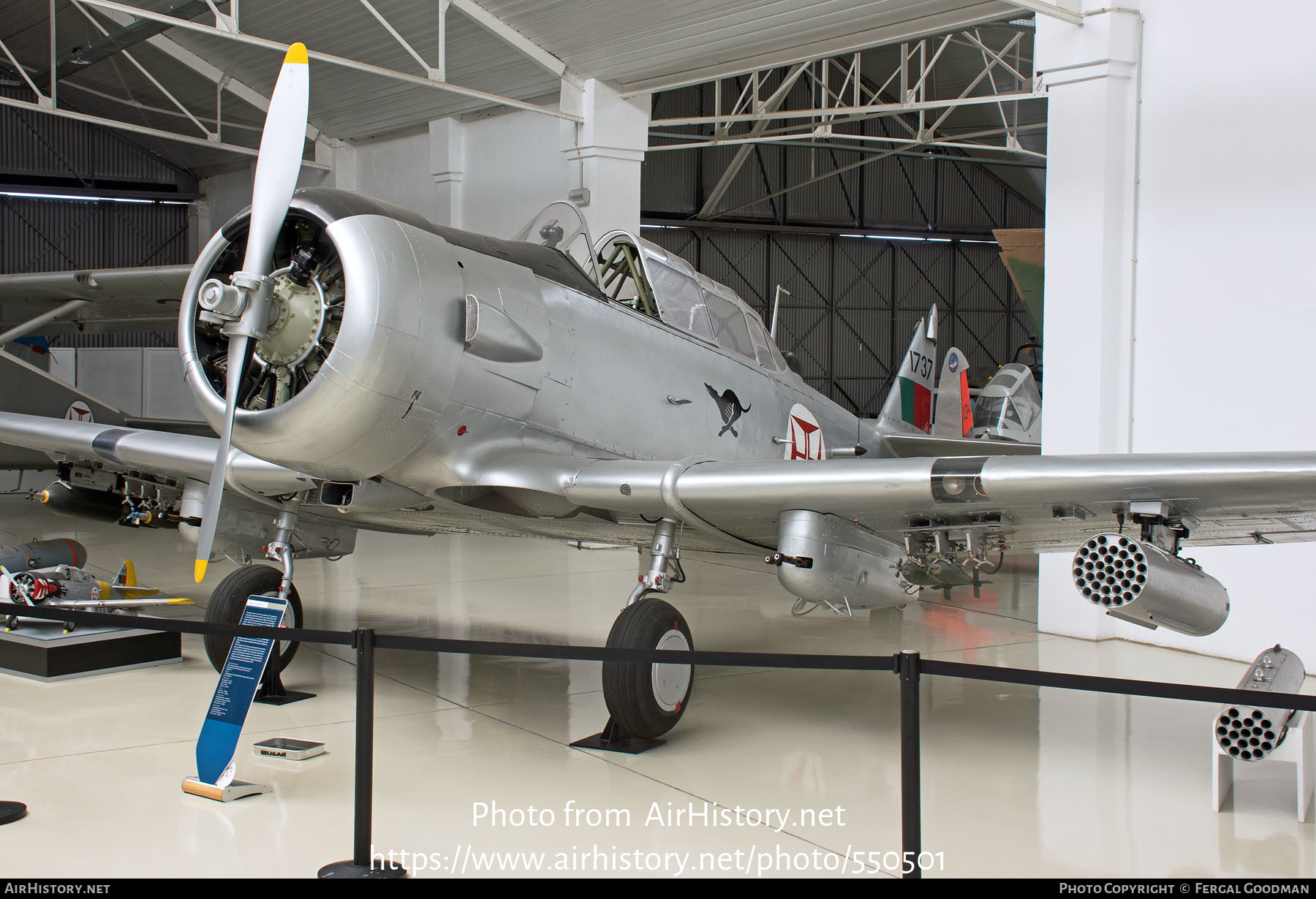 Aircraft Photo of 1737 | North American T-6J Harvard Mk IV | Portugal - Air Force | AirHistory.net #550501