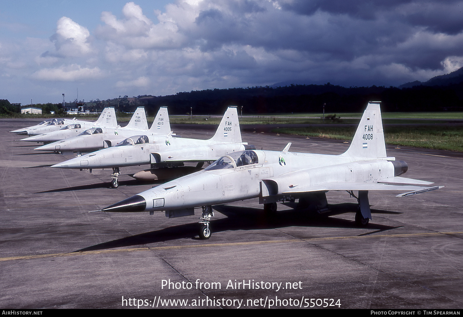 Aircraft Photo of FAH4008 | Northrop F-5E Tiger II | Honduras - Air Force | AirHistory.net #550524