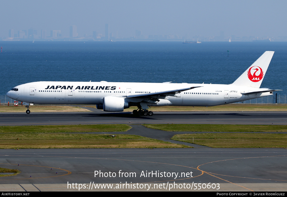 Aircraft Photo of JA741J | Boeing 777-346/ER | Japan Airlines - JAL | AirHistory.net #550603