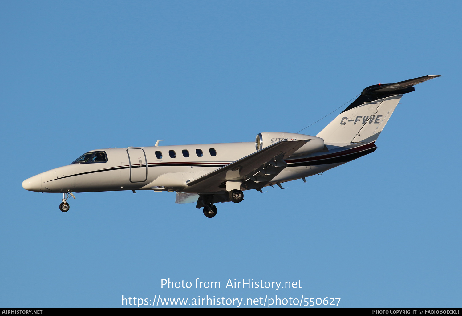 Aircraft Photo of C-FVVE | Cessna 525C CitationJet CJ4 | AirHistory.net #550627