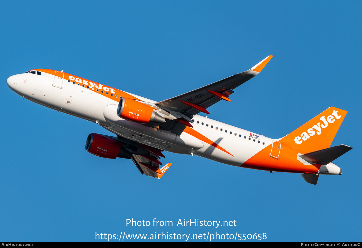 Aircraft Photo of OE-ICU | Airbus A320-214 | EasyJet | AirHistory.net #550658