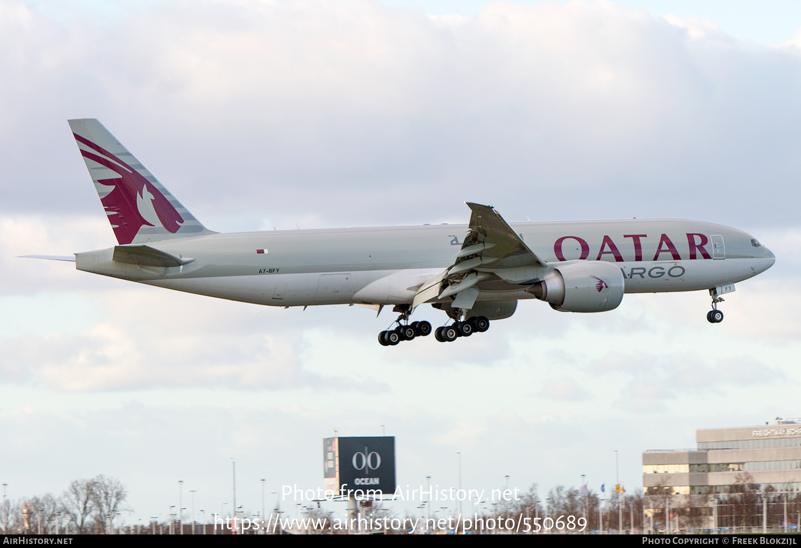 Aircraft Photo of A7-BFY | Boeing 777-F | Qatar Airways Cargo | AirHistory.net #550689