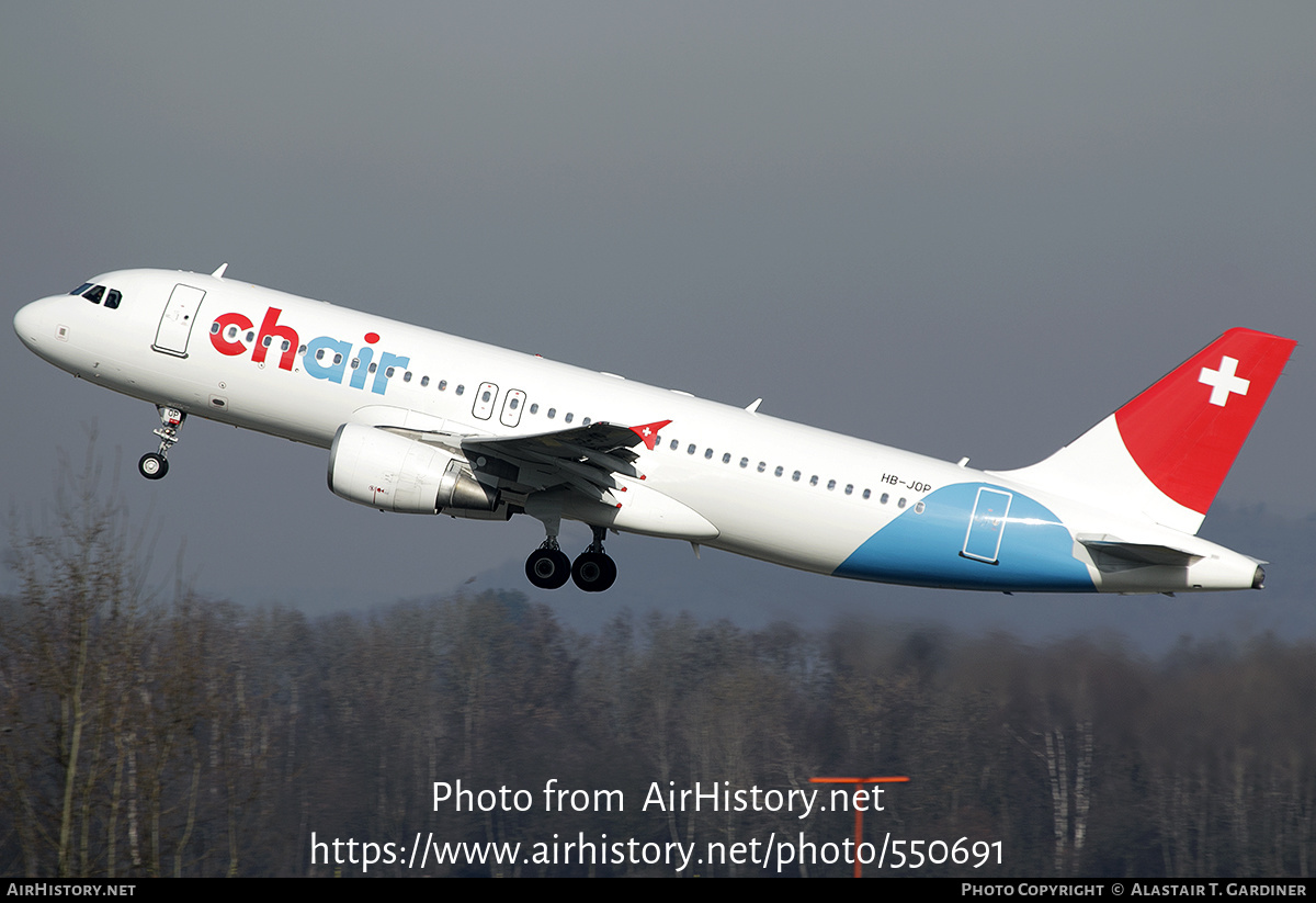 Aircraft Photo of HB-JOP | Airbus A320-214 | Chair Airlines | AirHistory.net #550691