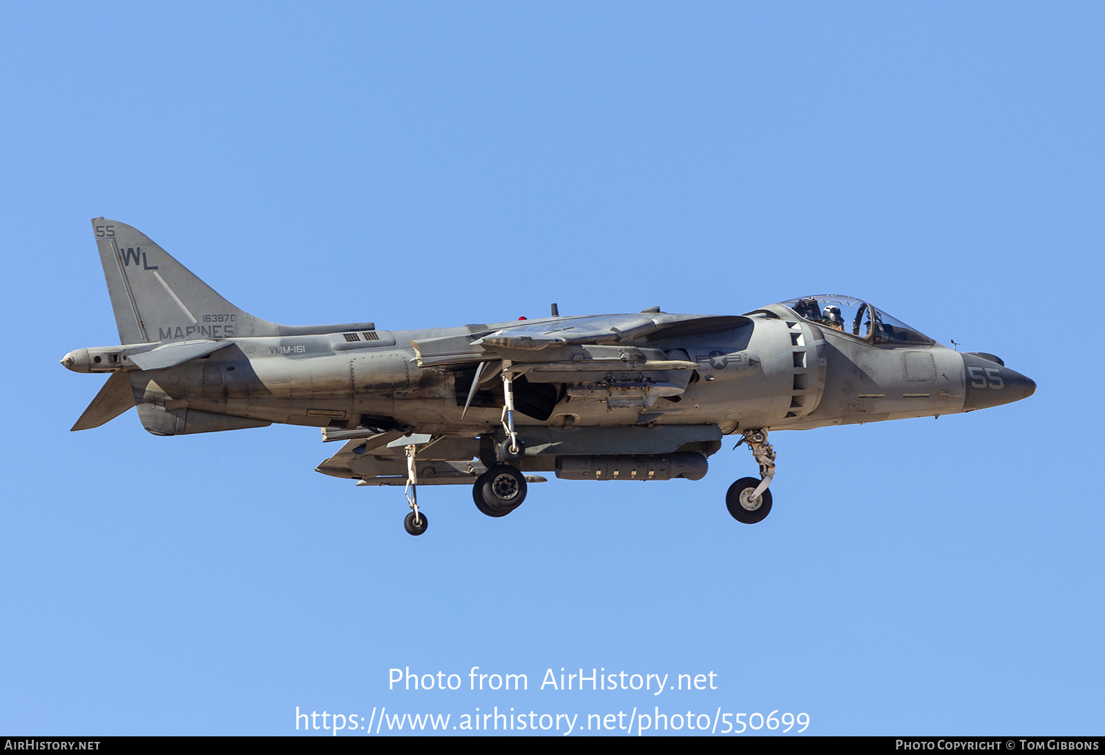 Aircraft Photo of 163870 | McDonnell Douglas AV-8B Harrier II | USA - Marines | AirHistory.net #550699