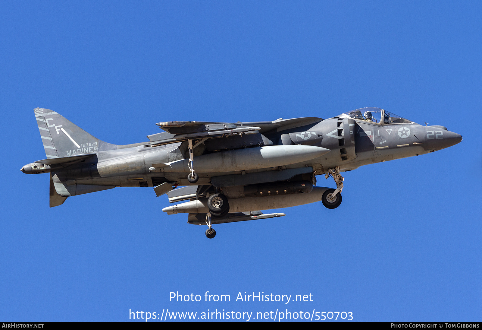 Aircraft Photo of 163879 | McDonnell Douglas AV-8B Harrier II | USA - Marines | AirHistory.net #550703