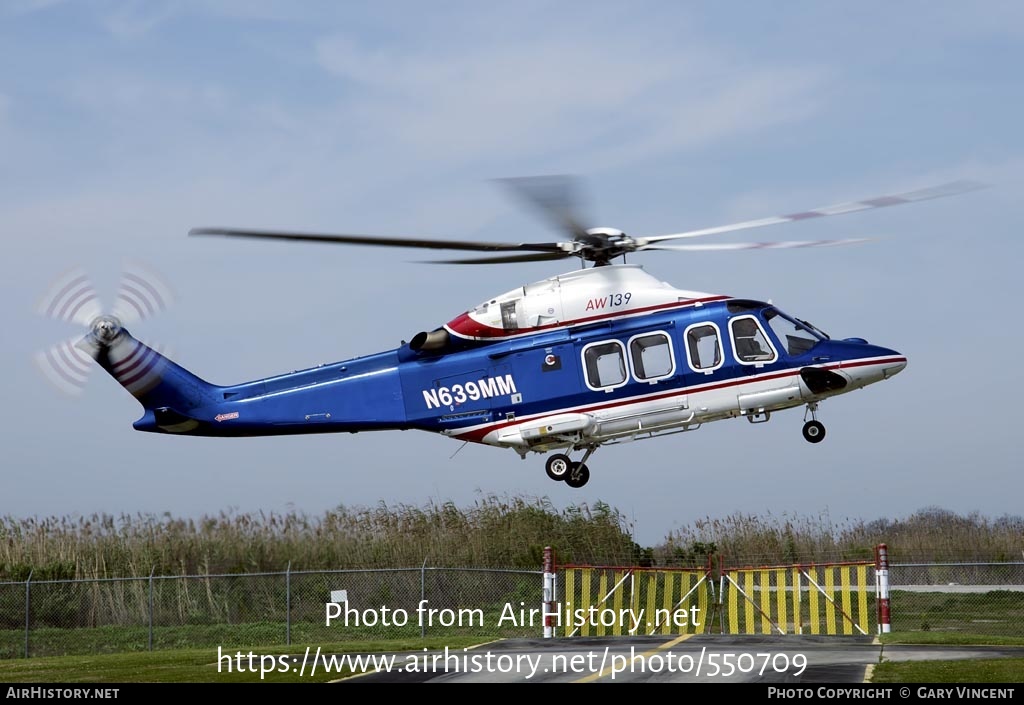 Aircraft Photo of N639MM | AgustaWestland AW-139 | AirHistory.net #550709