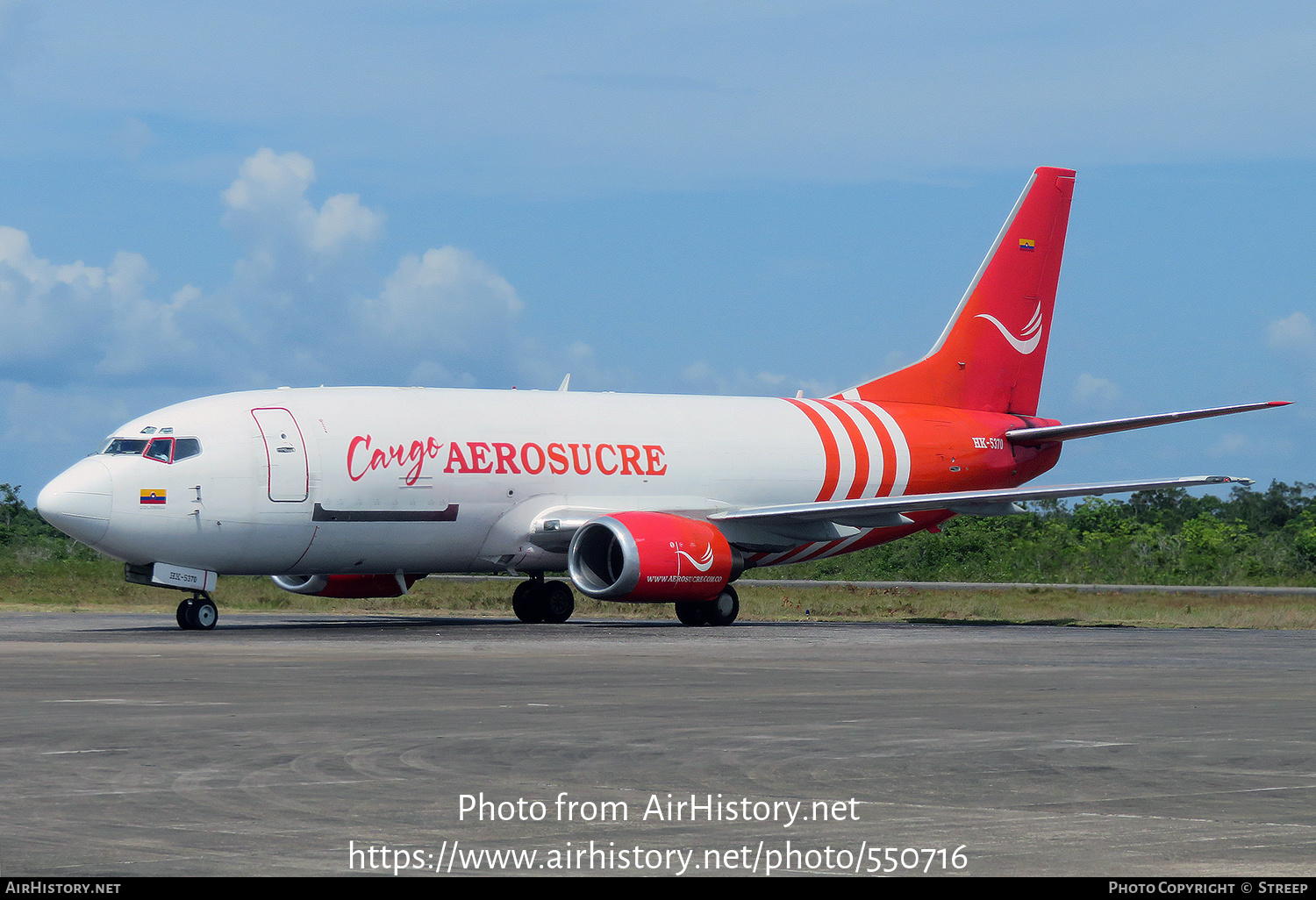 Aircraft Photo of HK-5370 | Boeing 737-301(SF) | Aerosucre Cargo | AirHistory.net #550716