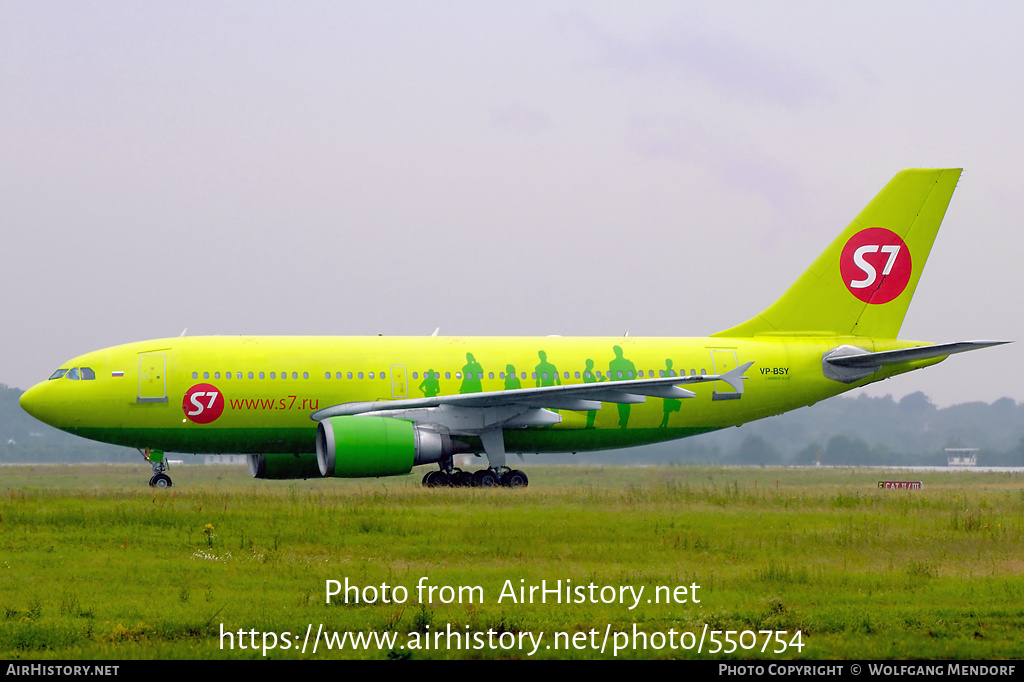 Aircraft Photo of VP-BSY | Airbus A310-204 | S7 Airlines | AirHistory.net #550754