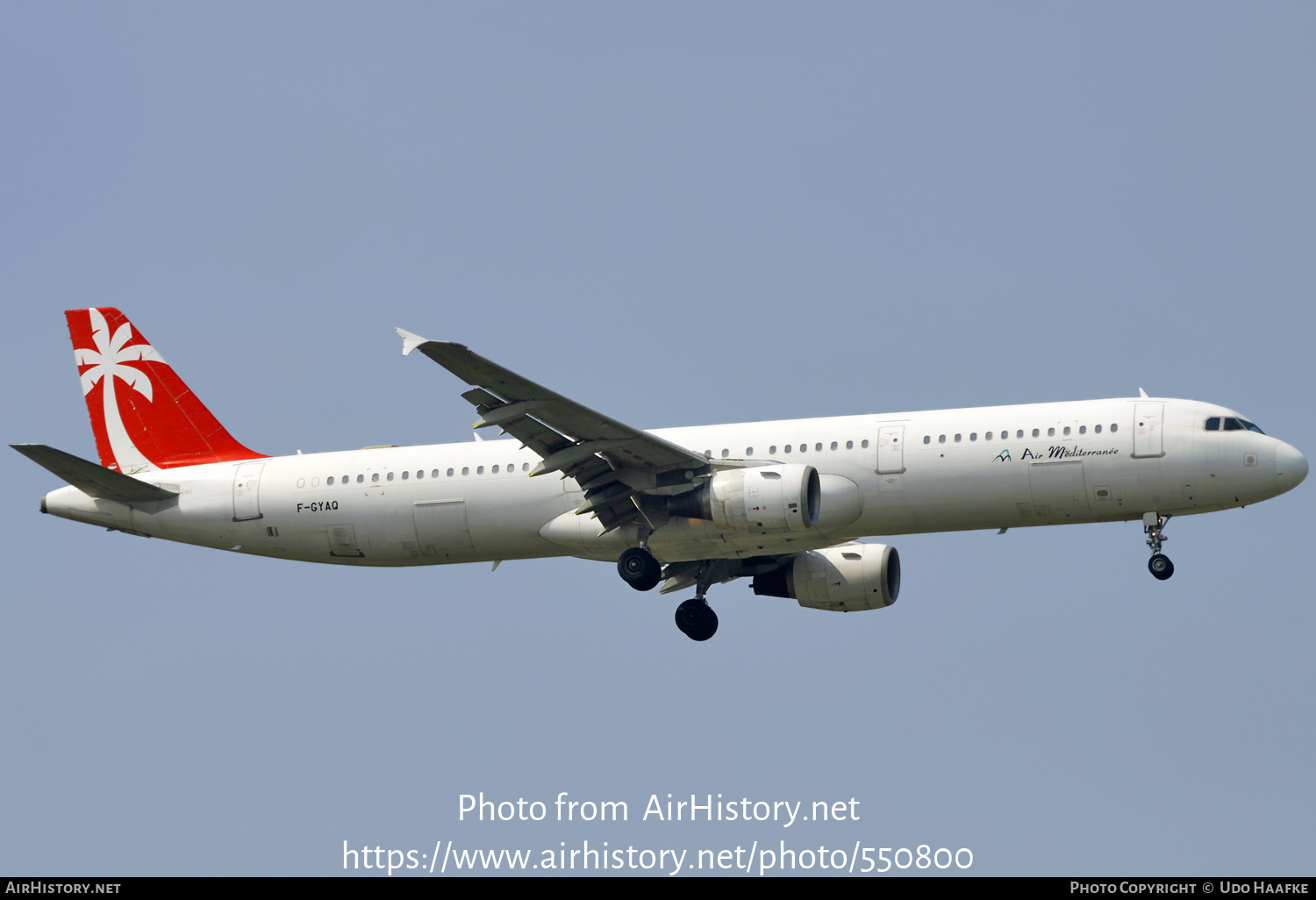 Aircraft Photo of F-GYAQ | Airbus A321-211 | Air Méditerranée | AirHistory.net #550800