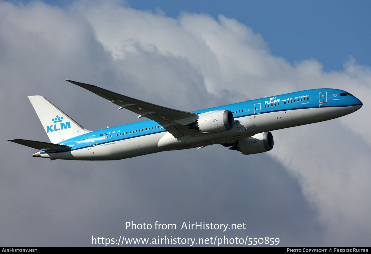 Aircraft Photo of PH-BHM | Boeing 787-9 Dreamliner | KLM - Royal Dutch Airlines | AirHistory.net #550859