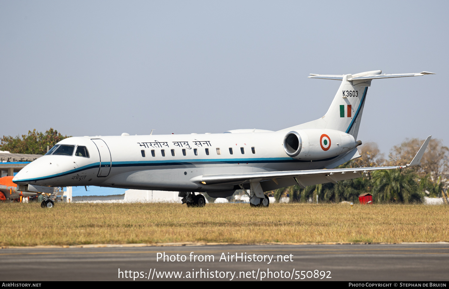 Aircraft Photo of K3603 | Embraer Legacy 600 (EMB-135BJ) | India - Air Force | AirHistory.net #550892