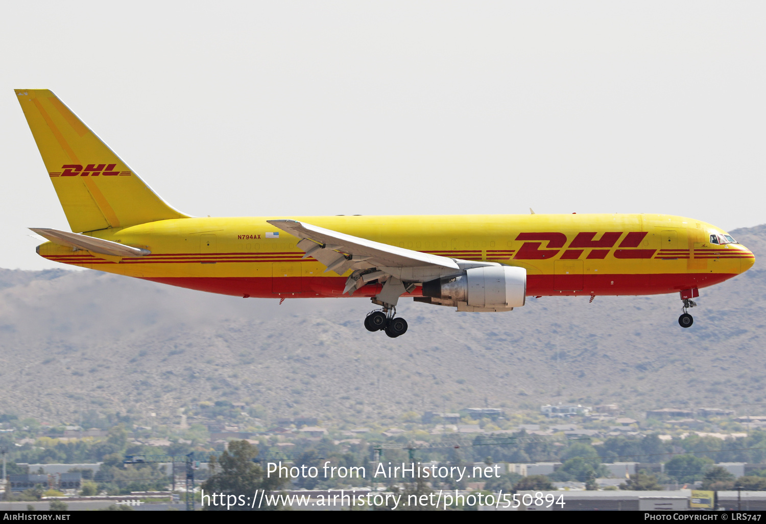 Aircraft Photo of N794AX | Boeing 767-281(BDSF) | DHL International | AirHistory.net #550894