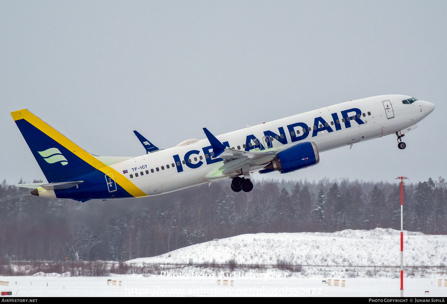 Aircraft Photo of TF-ICY | Boeing 737-8 Max 8 | Icelandair | AirHistory.net #550922