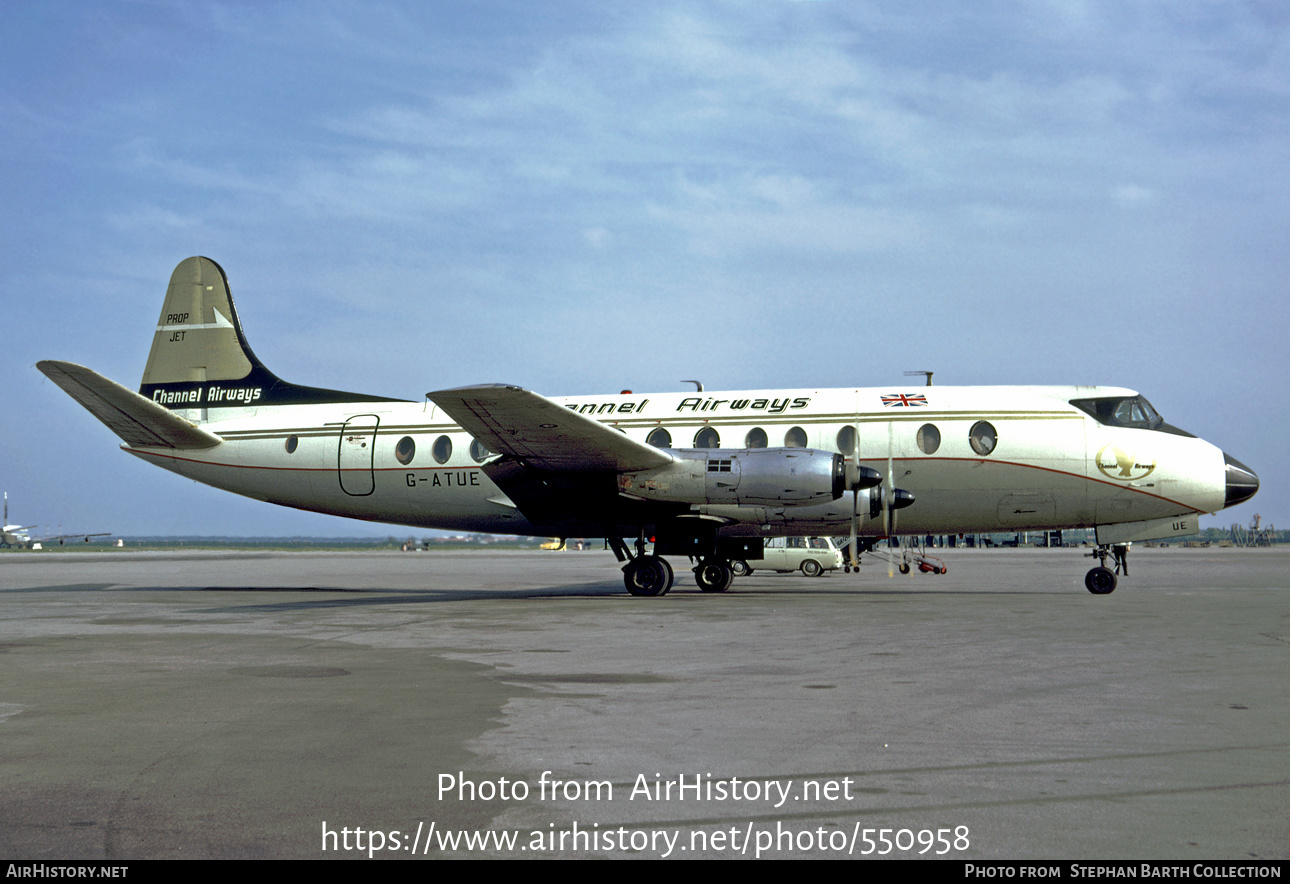 Aircraft Photo of G-ATUE | Vickers 812 Viscount | Channel Airways | AirHistory.net #550958