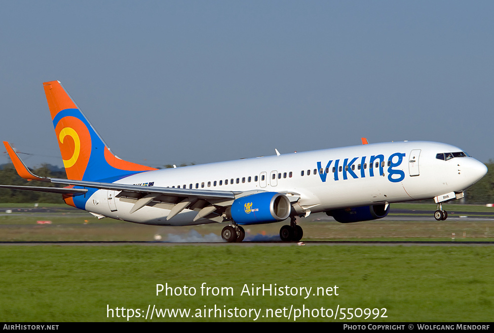 Aircraft Photo of SE-RHX | Boeing 737-86N | Viking Airlines | AirHistory.net #550992