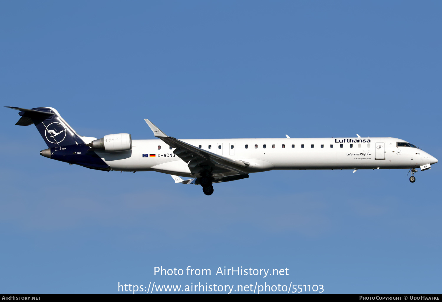 Aircraft Photo of D-ACNG | Bombardier CRJ-900LR NG (CL-600-2D24) | Lufthansa | AirHistory.net #551103