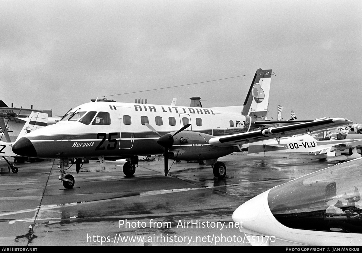 Aircraft Photo of PP-ZCY | Embraer EMB-110P2 Bandeirante | Air Littoral | AirHistory.net #551170