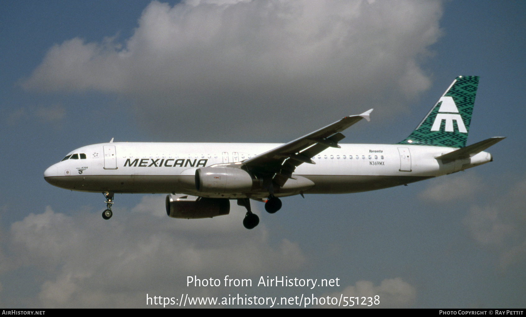 Aircraft Photo of N369MX | Airbus A320-231 | Mexicana | AirHistory.net #551238