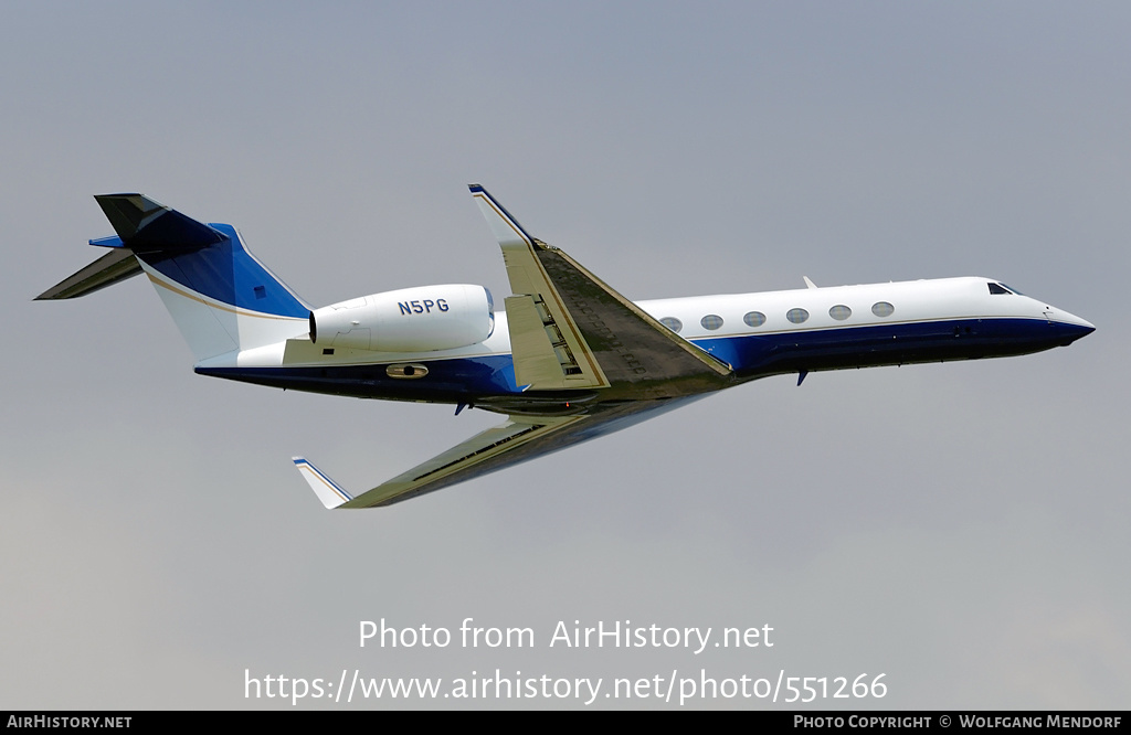 Aircraft Photo of N5PG | Gulfstream Aerospace G-V-SP Gulfstream G550 | AirHistory.net #551266