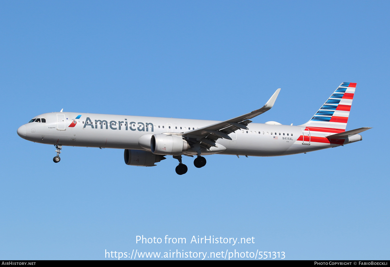 Aircraft Photo of N414AL | Airbus A321-253NX | American Airlines | AirHistory.net #551313