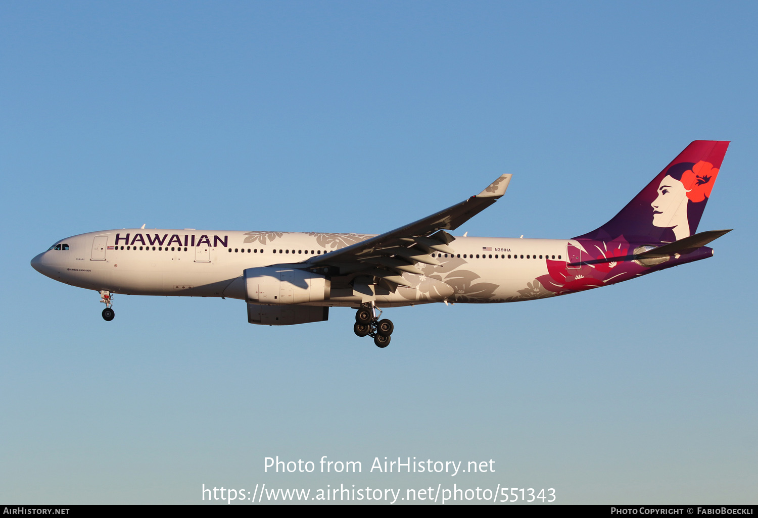 Aircraft Photo of N391HA | Airbus A330-243 | Hawaiian Airlines | AirHistory.net #551343