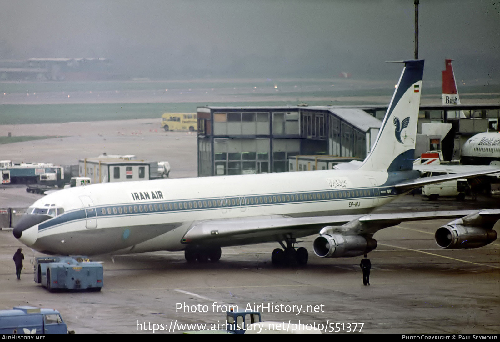 Aircraft Photo of EP-IRJ | Boeing 707-321B | Iran Air | AirHistory.net #551377