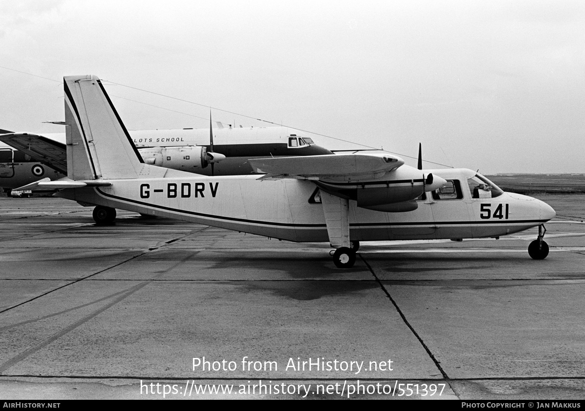 Aircraft Photo of G-BDRV | Britten-Norman BN-2A-26 Islander | AirHistory.net #551397