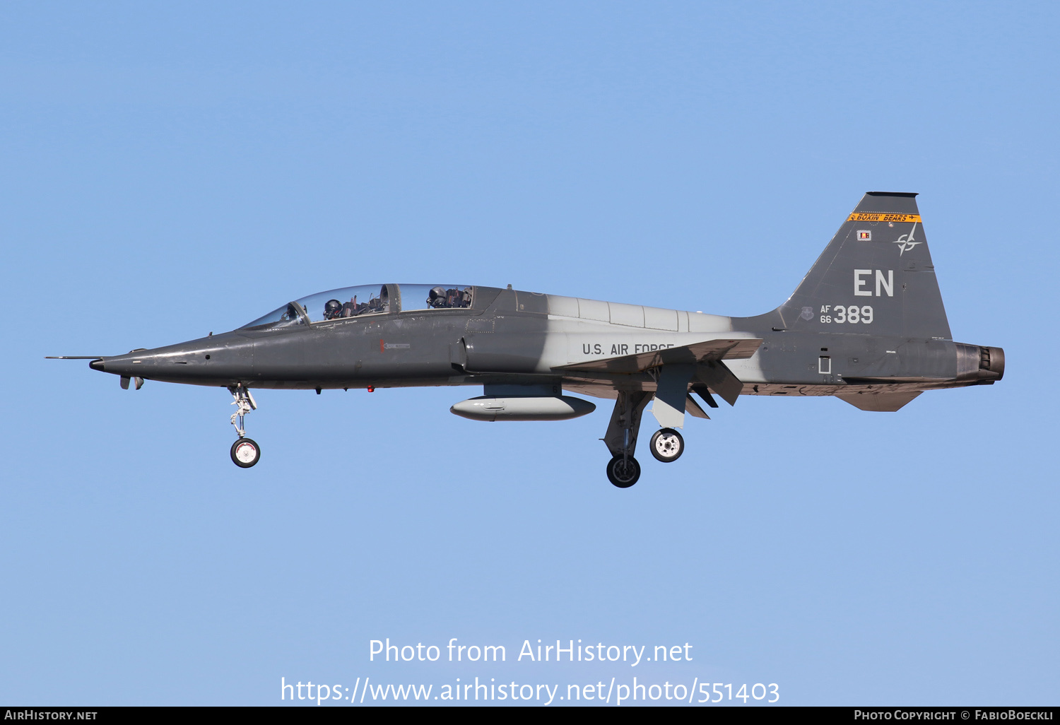 Aircraft Photo of 66-4389 / AF66-389 | Northrop T-38A Talon | USA - Air Force | AirHistory.net #551403