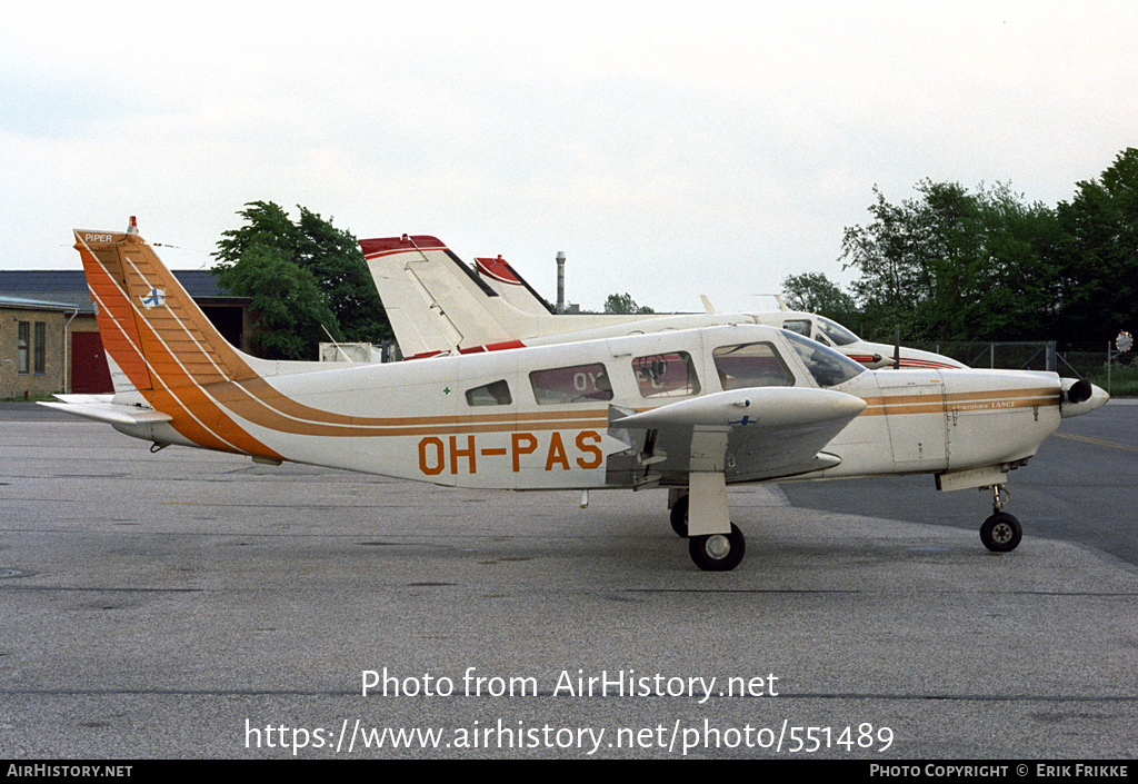 Aircraft Photo of OH-PAS | Piper PA-32R-300 Cherokee Lance | AirHistory.net #551489