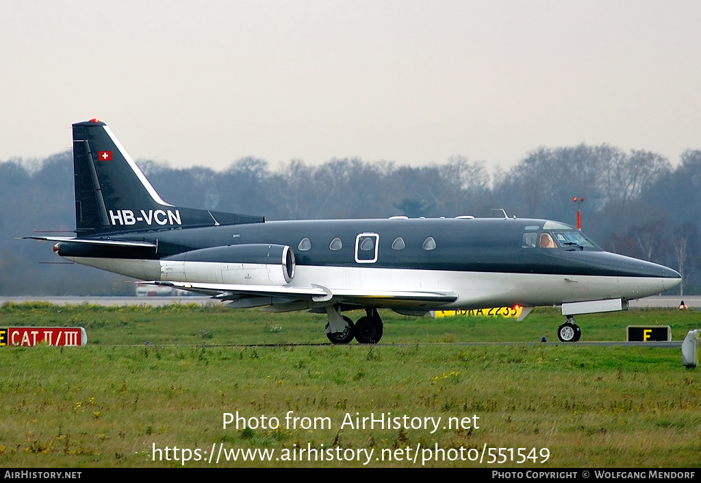 Aircraft Photo of HB-VCN | North American Rockwell NA-465 Sabreliner 65 | AirHistory.net #551549