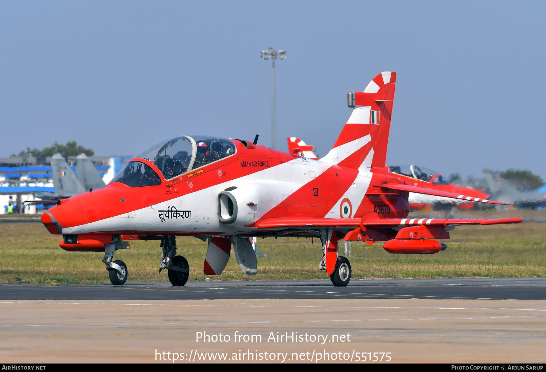 Aircraft Photo of A3670 | BAE Systems Hawk 132 | India - Air Force | AirHistory.net #551575