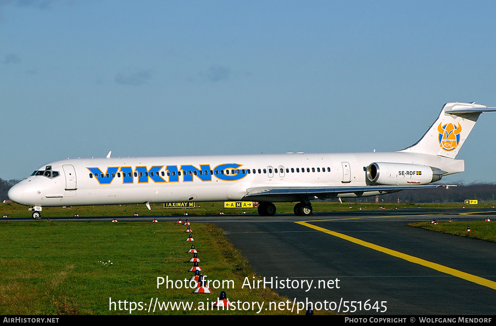 Aircraft Photo of SE-RDF | McDonnell Douglas MD-83 (DC-9-83) | Viking Airlines | AirHistory.net #551645