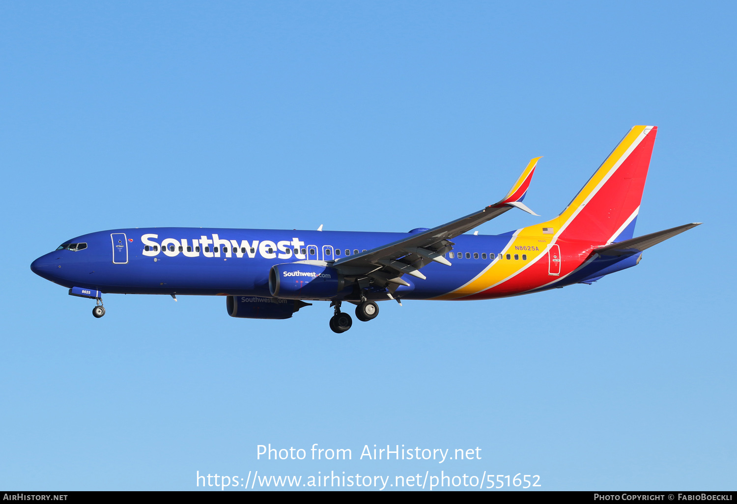 Aircraft Photo Of N8625A | Boeing 737-8H4 | Southwest Airlines ...