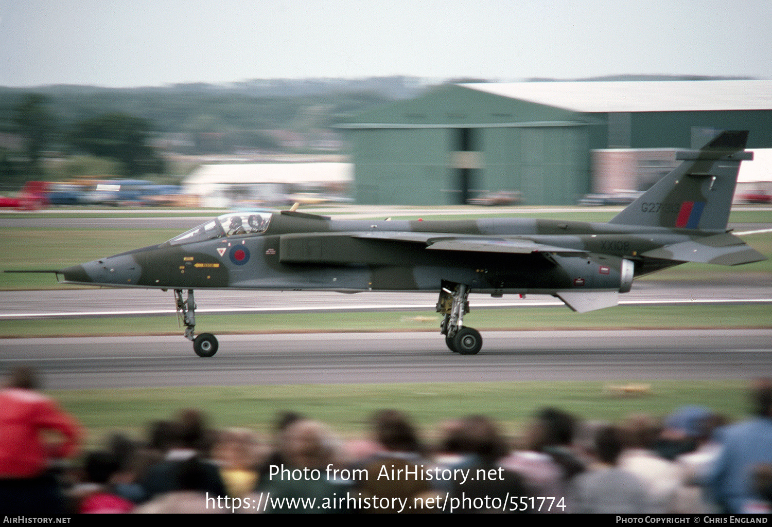 Aircraft Photo of XX108 / G-27-313 | Sepecat Jaguar GR1 | UK - Air Force | AirHistory.net #551774